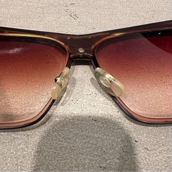 LAURA BIAGIOTTI 1980s Vintage Sunglasses LB BRN/TORTOISE OPAL RETRO amber brown main image 5